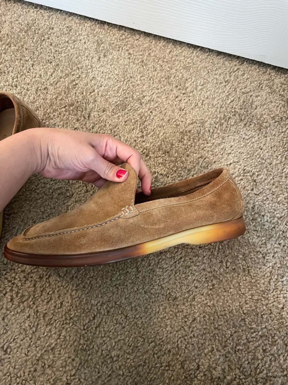 Loro Piana Camel Loafers - Picture 4 of 9